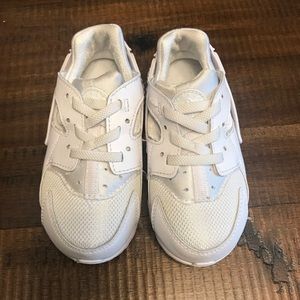 Nike white huaraches